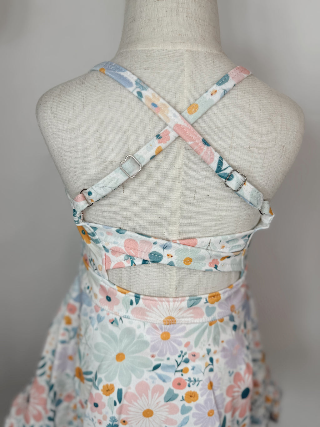 Floral Yoga Dress with Built in Shorts