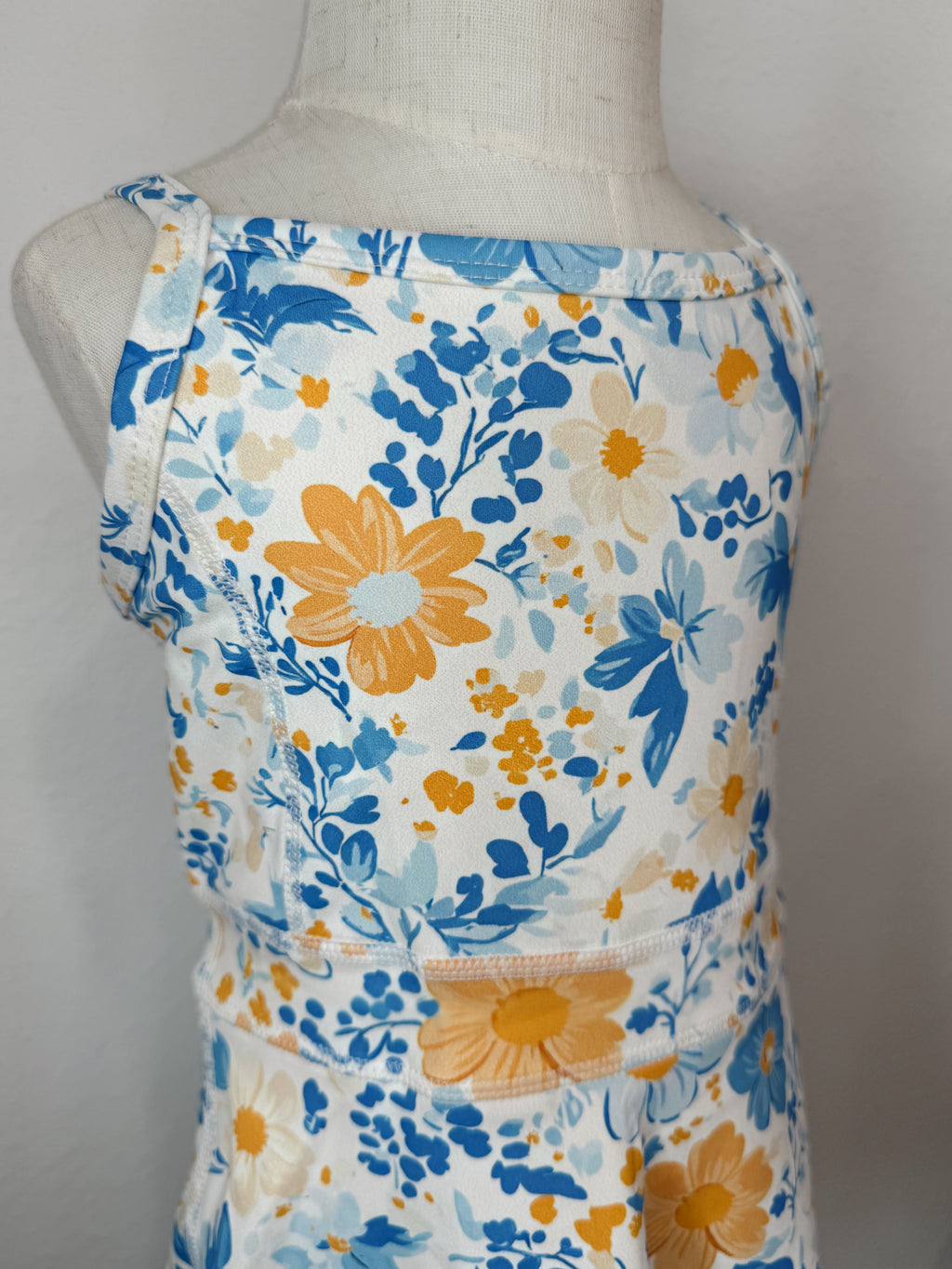 Floral Yoga Dress with Built in Shorts