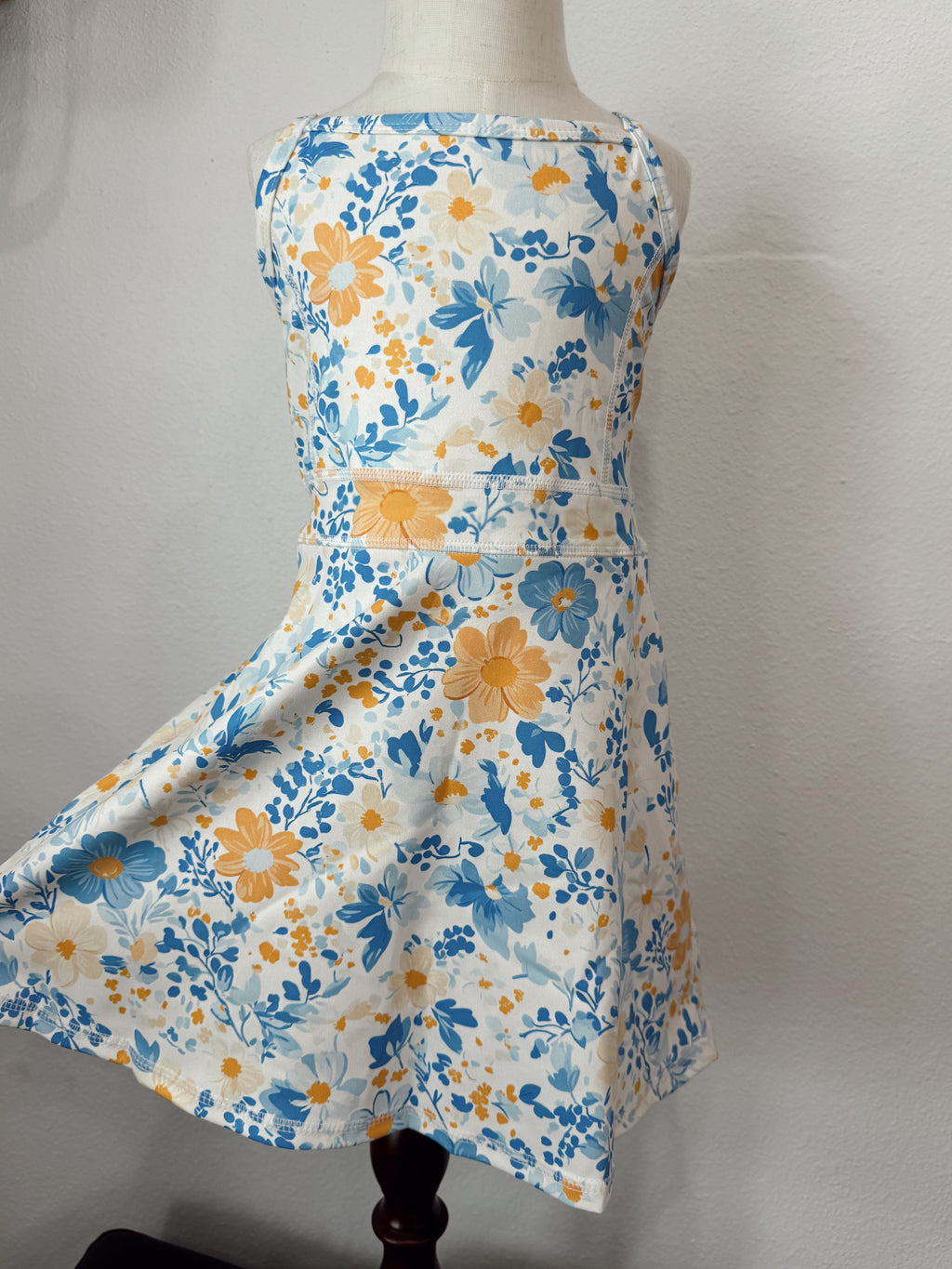 Floral Yoga Dress with Built in Shorts