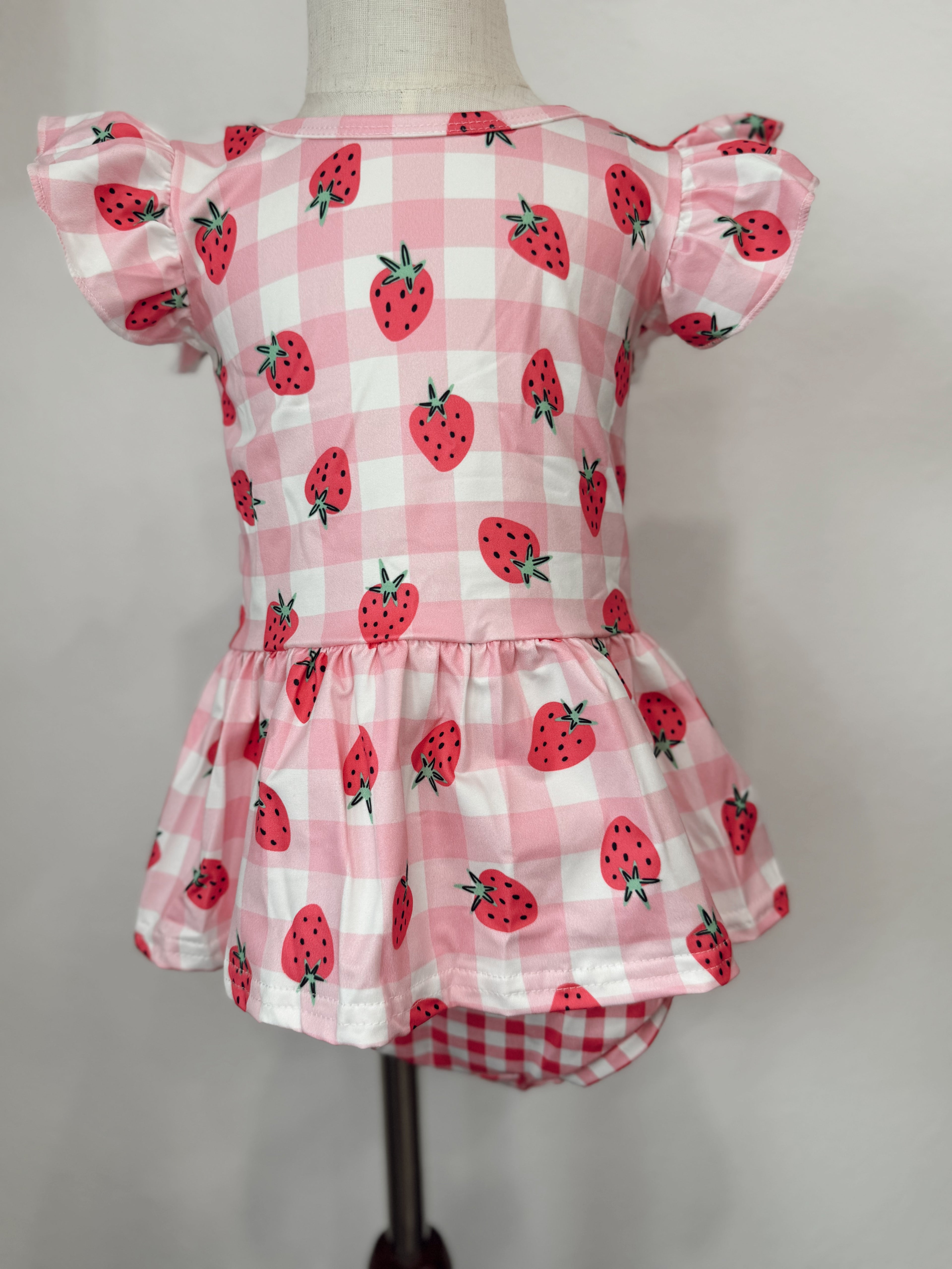 Strawberry Tunic and Bummies
