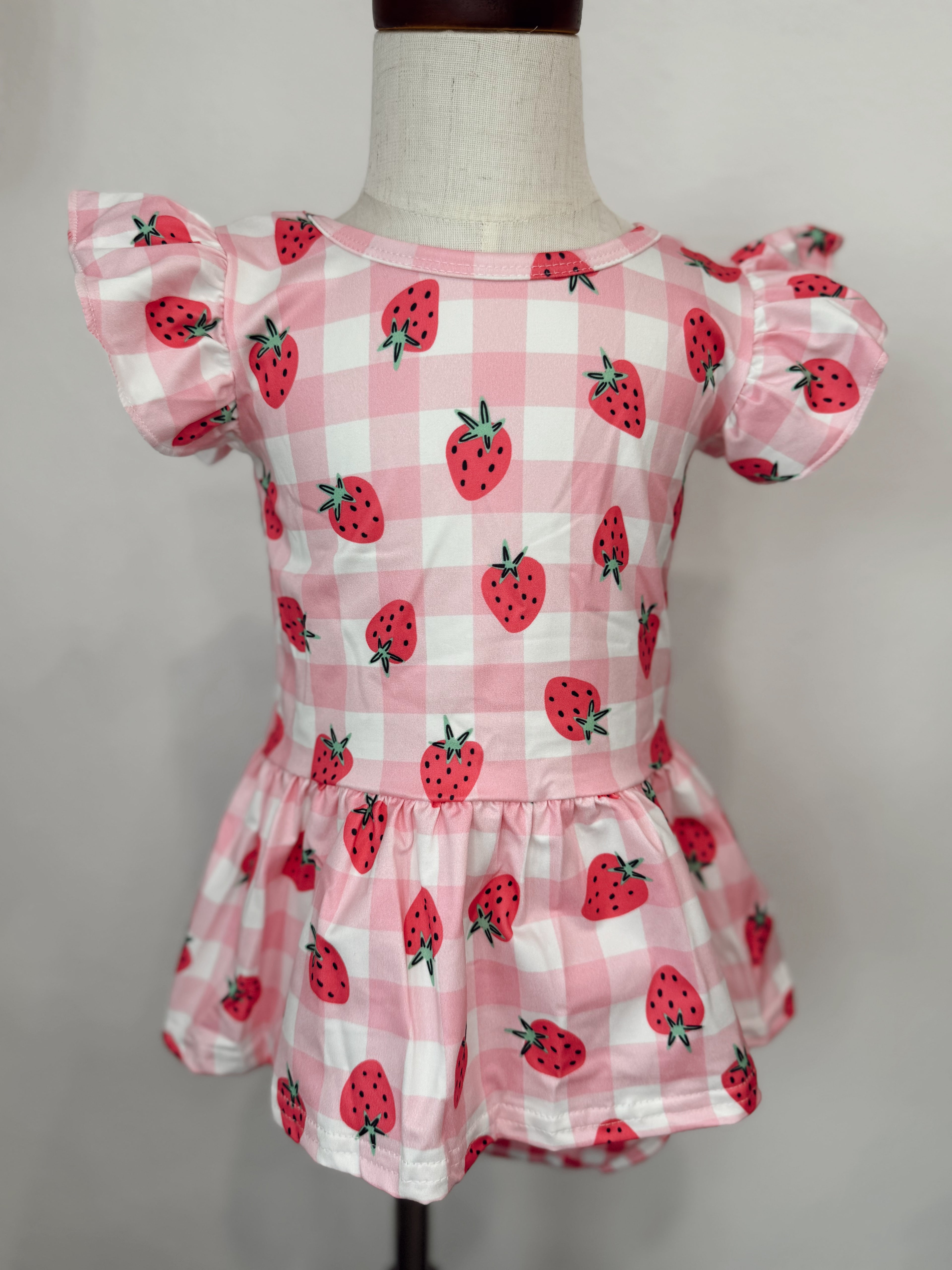 Strawberry Tunic and Bummies