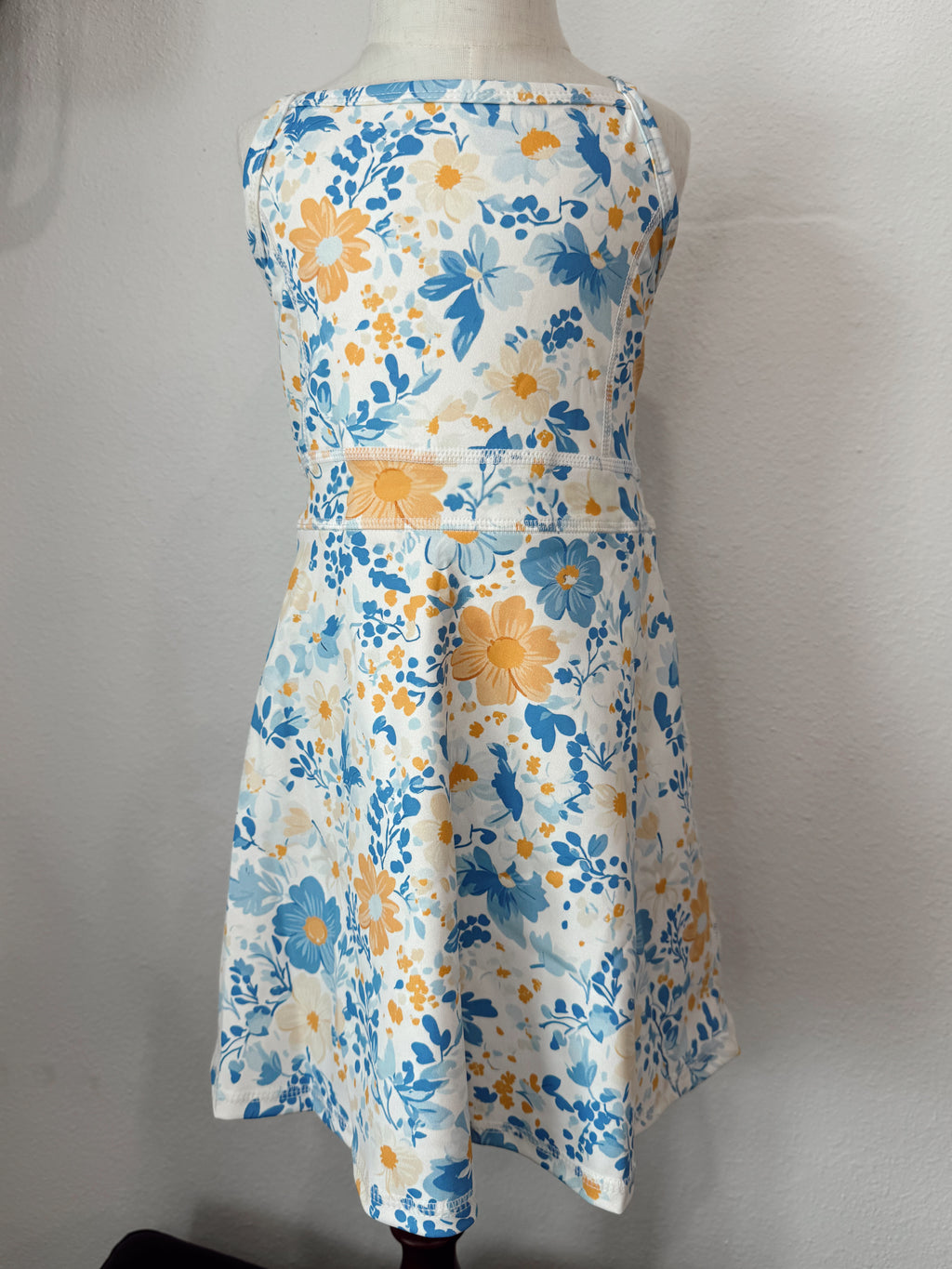 Floral Yoga Dress with Built in Shorts