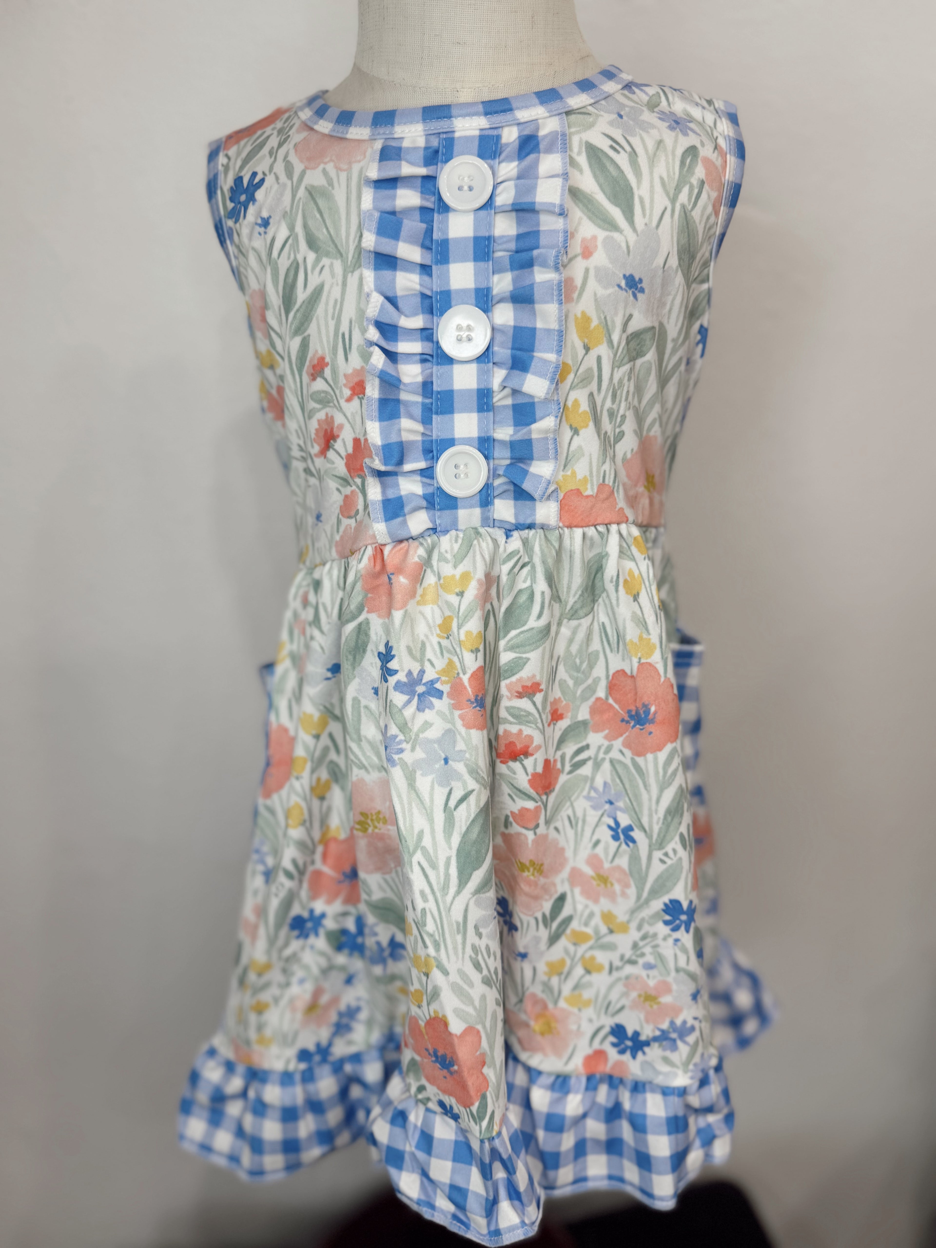 Floral Dress with Pockets