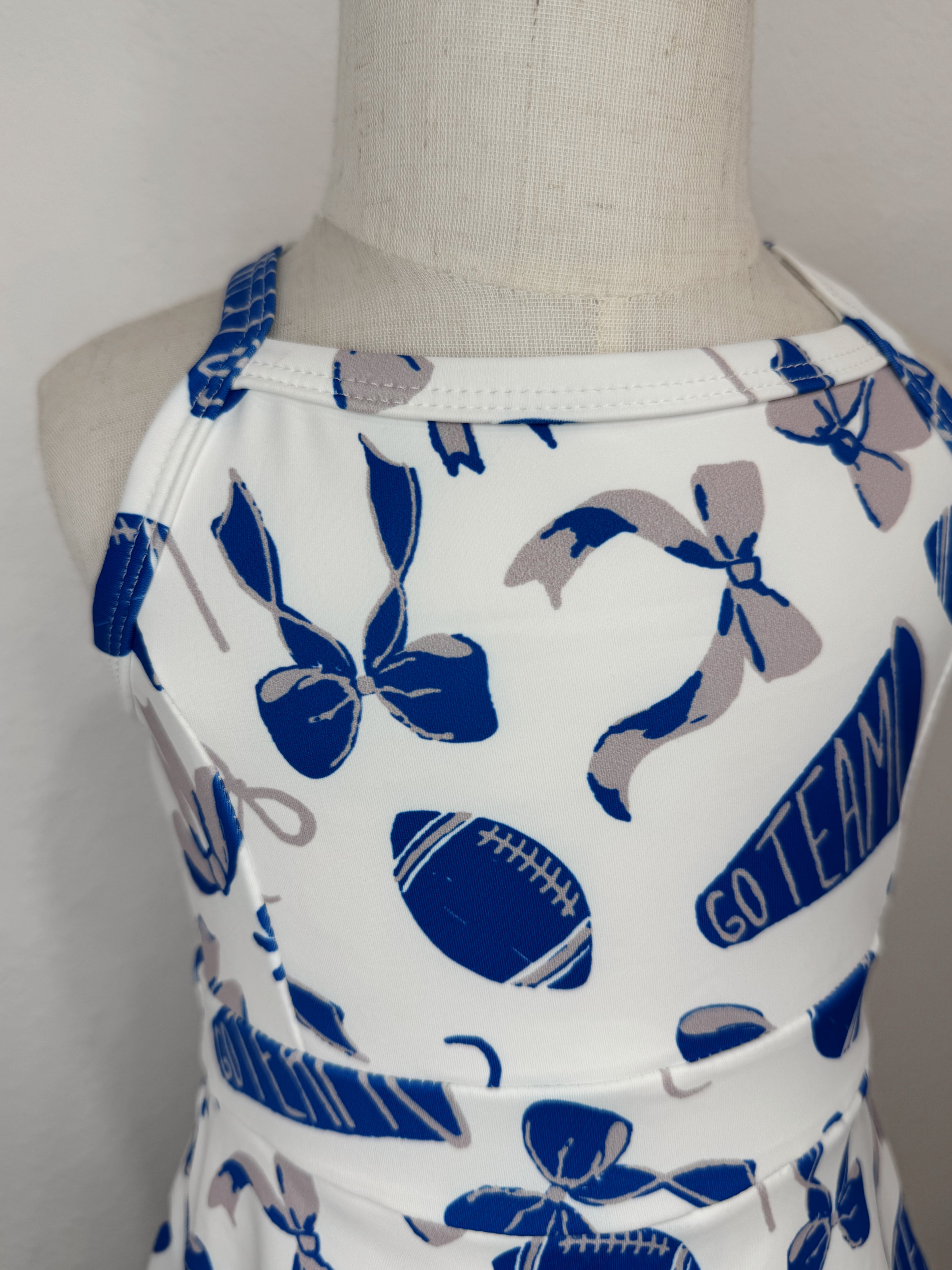 Football Yoga Dress with Built in Shorts