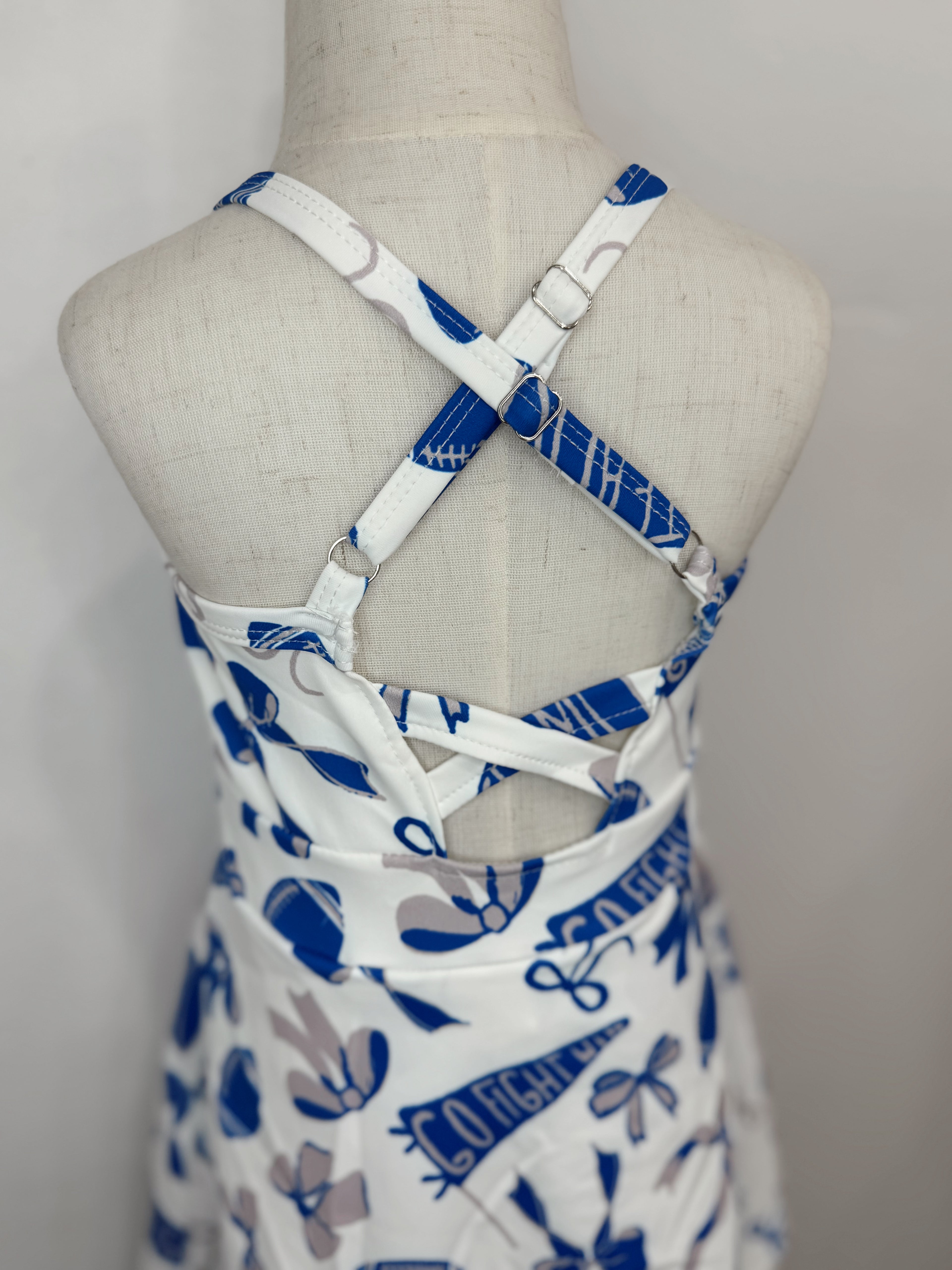 Football Yoga Dress with Built in Shorts