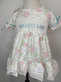 Mama’s Mini Smocked Lace 2pc with Bummies