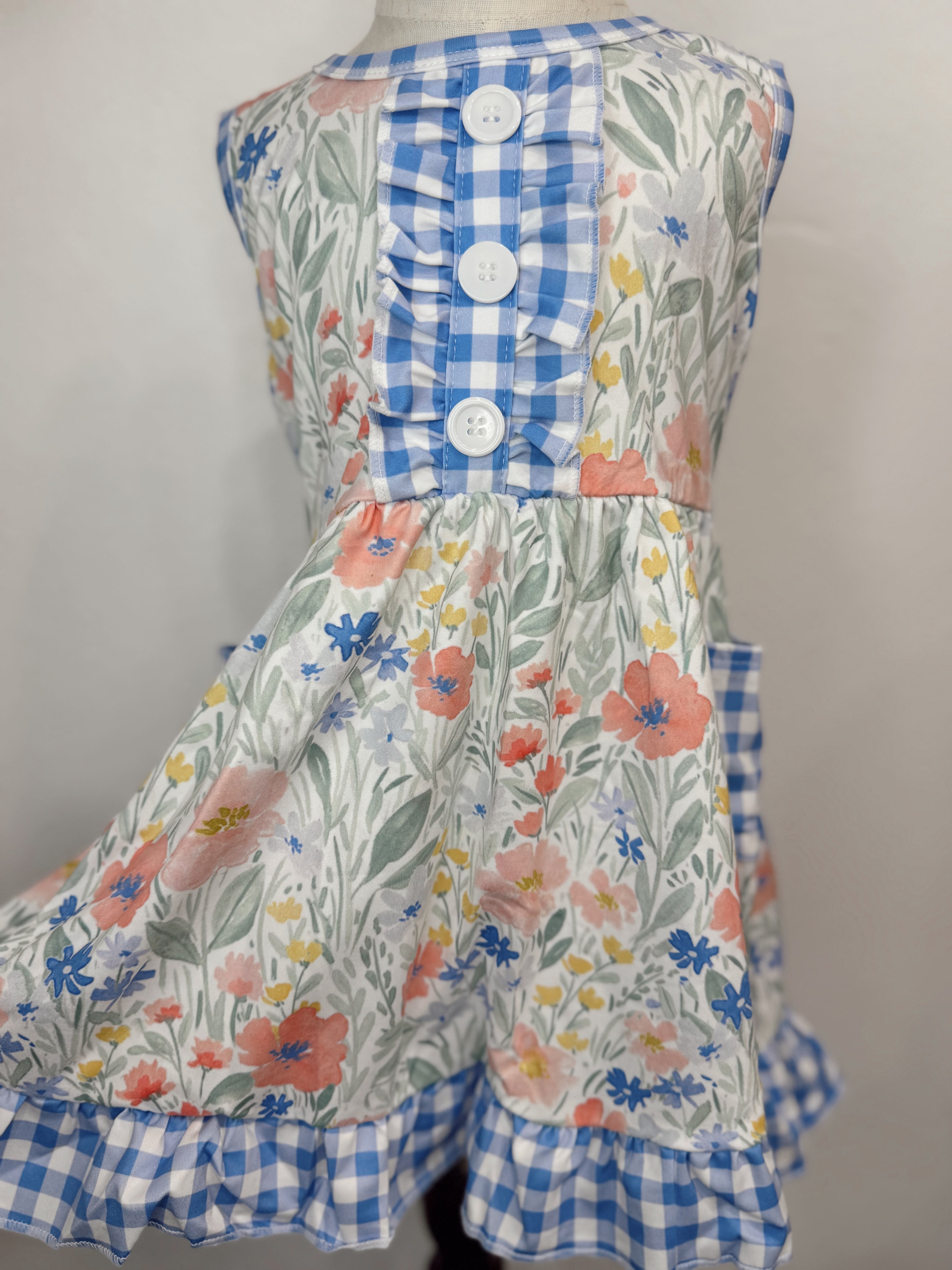 Floral Dress with Pockets