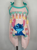 6/9M Stitch Upcycle Terran Romper