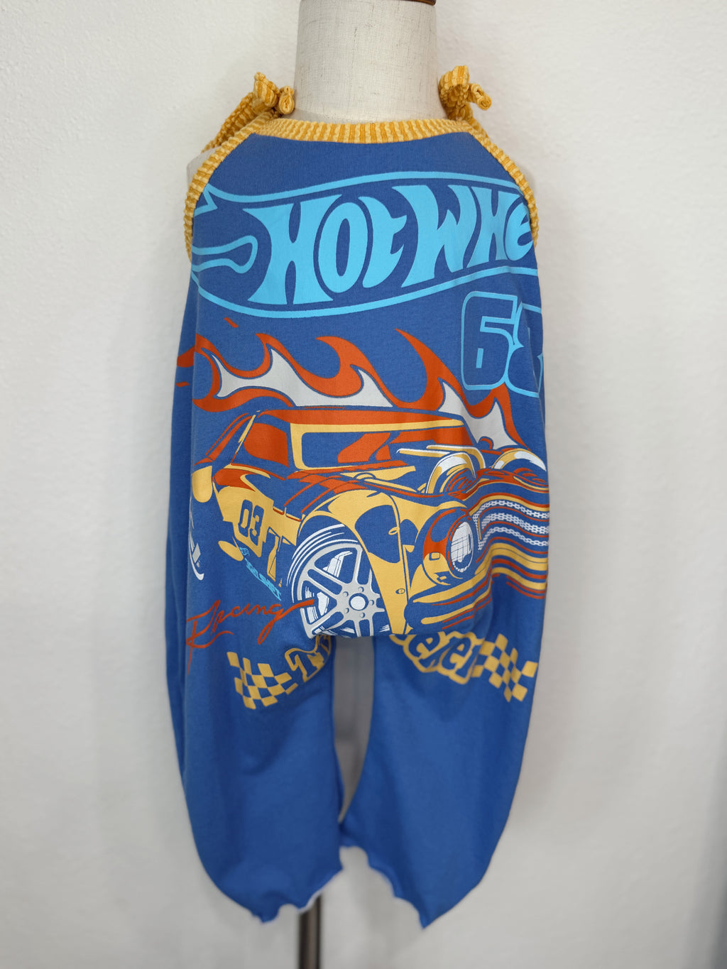 18/24M Hot Wheels Upcycle Terran Romper