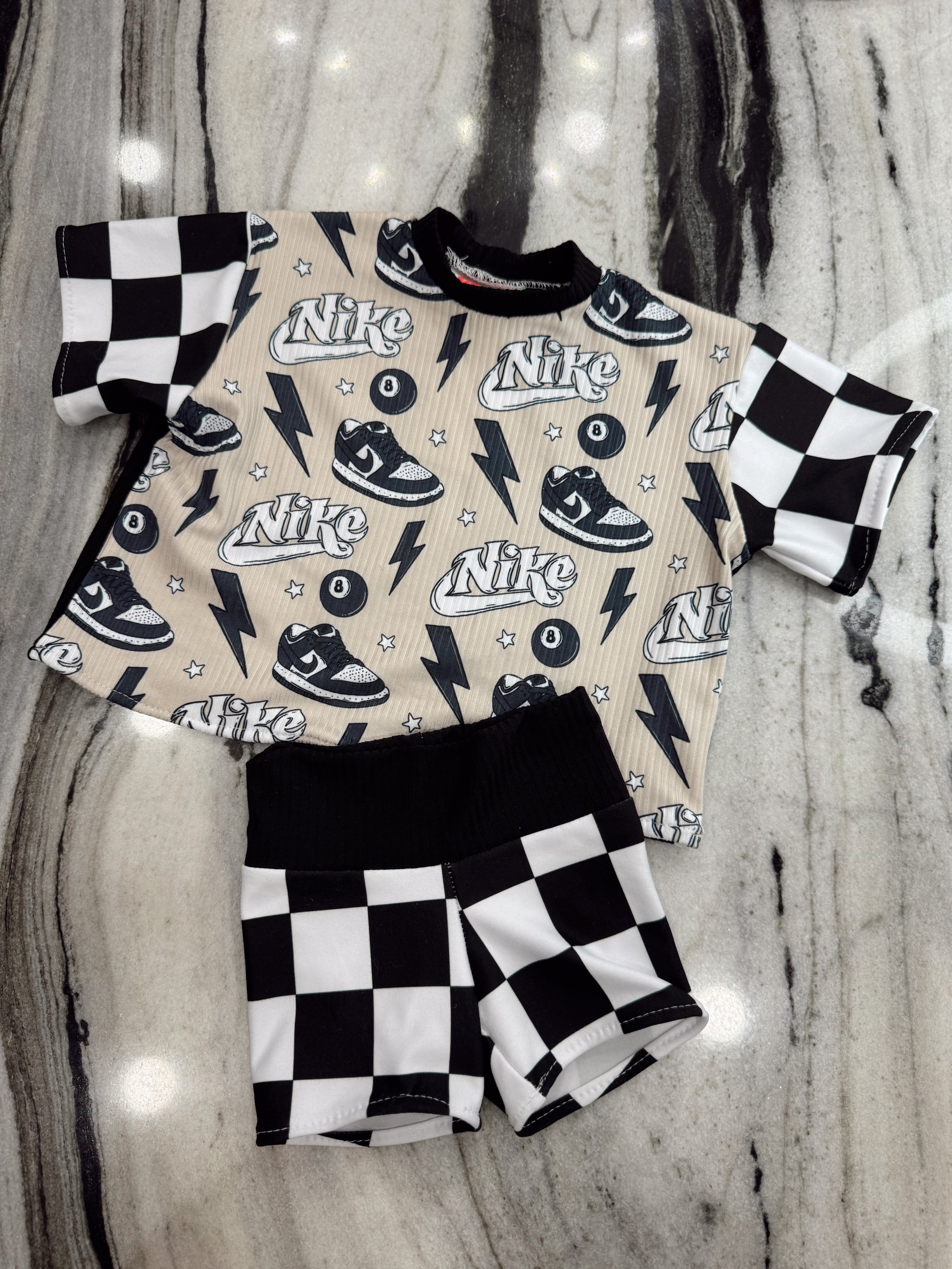 Newborn Comfy Tee & Bikers
