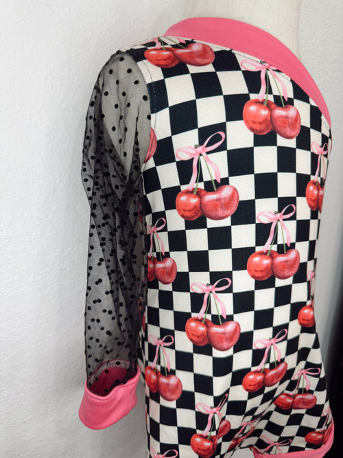 3/6M Cherry Romper