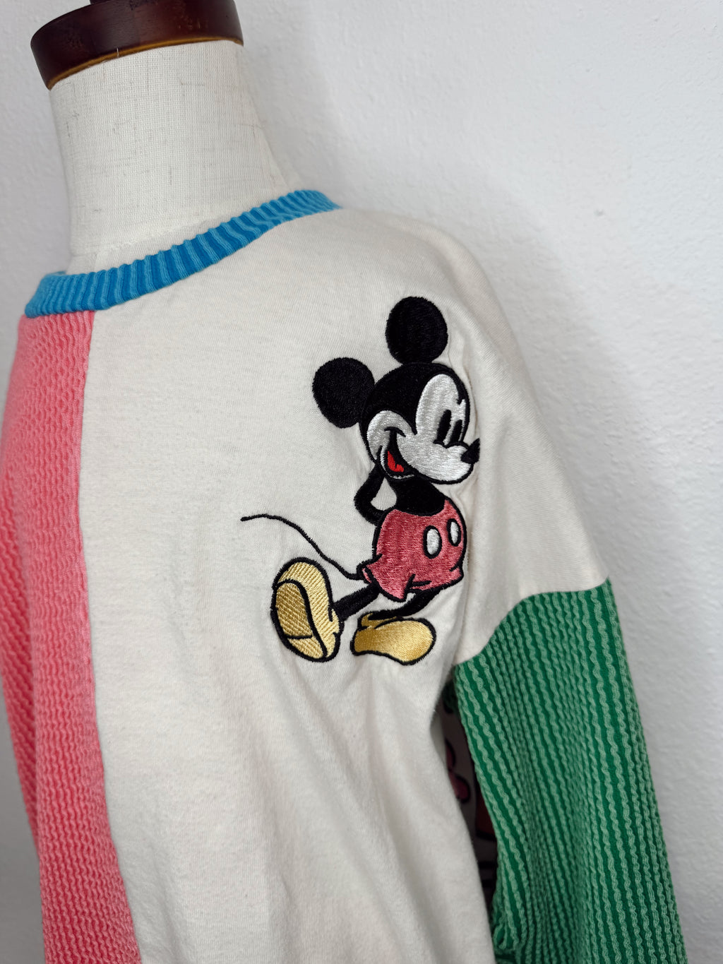 3T Upcycle Mickey Pullover