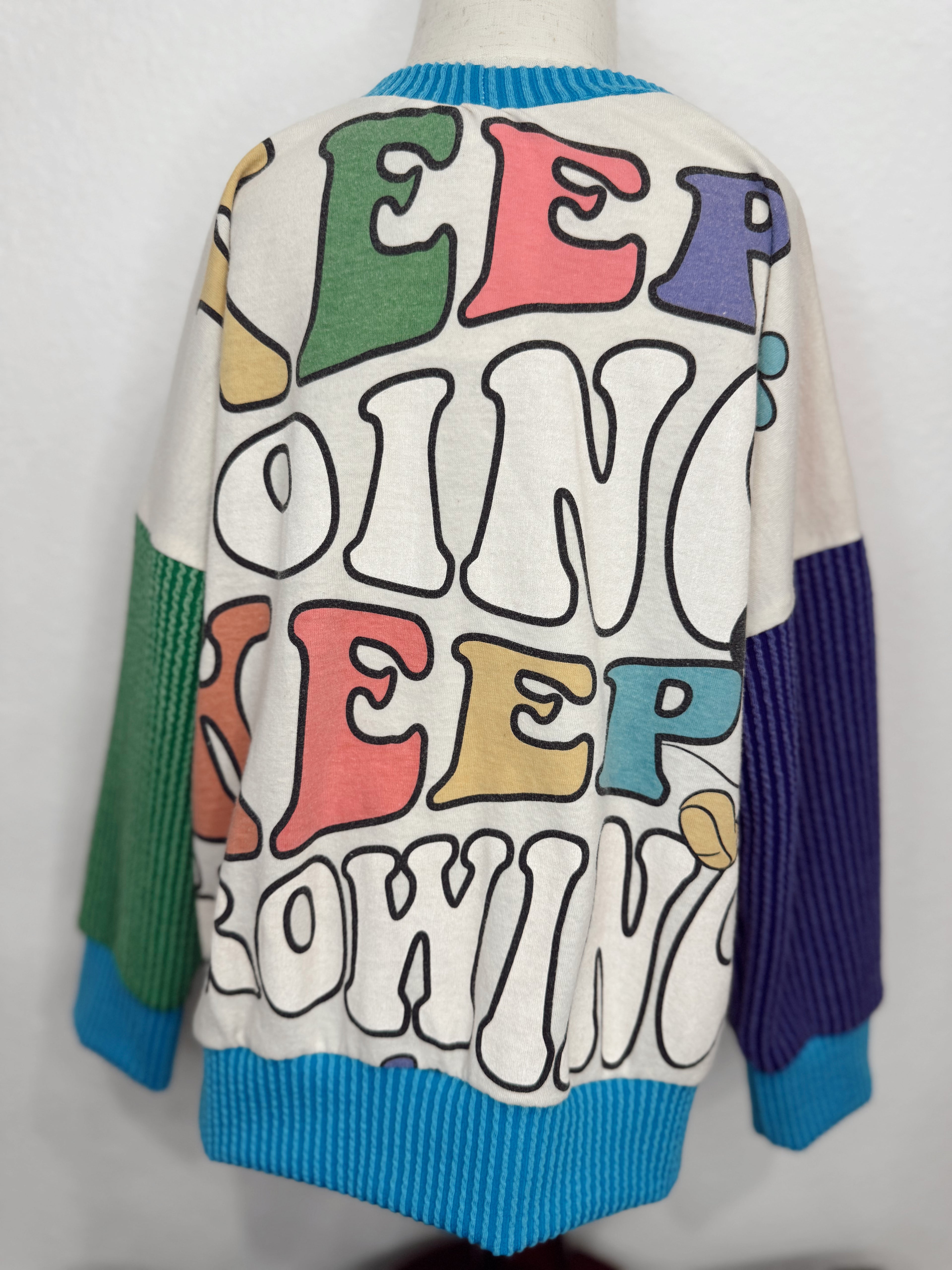 3T Upcycle Mickey Pullover
