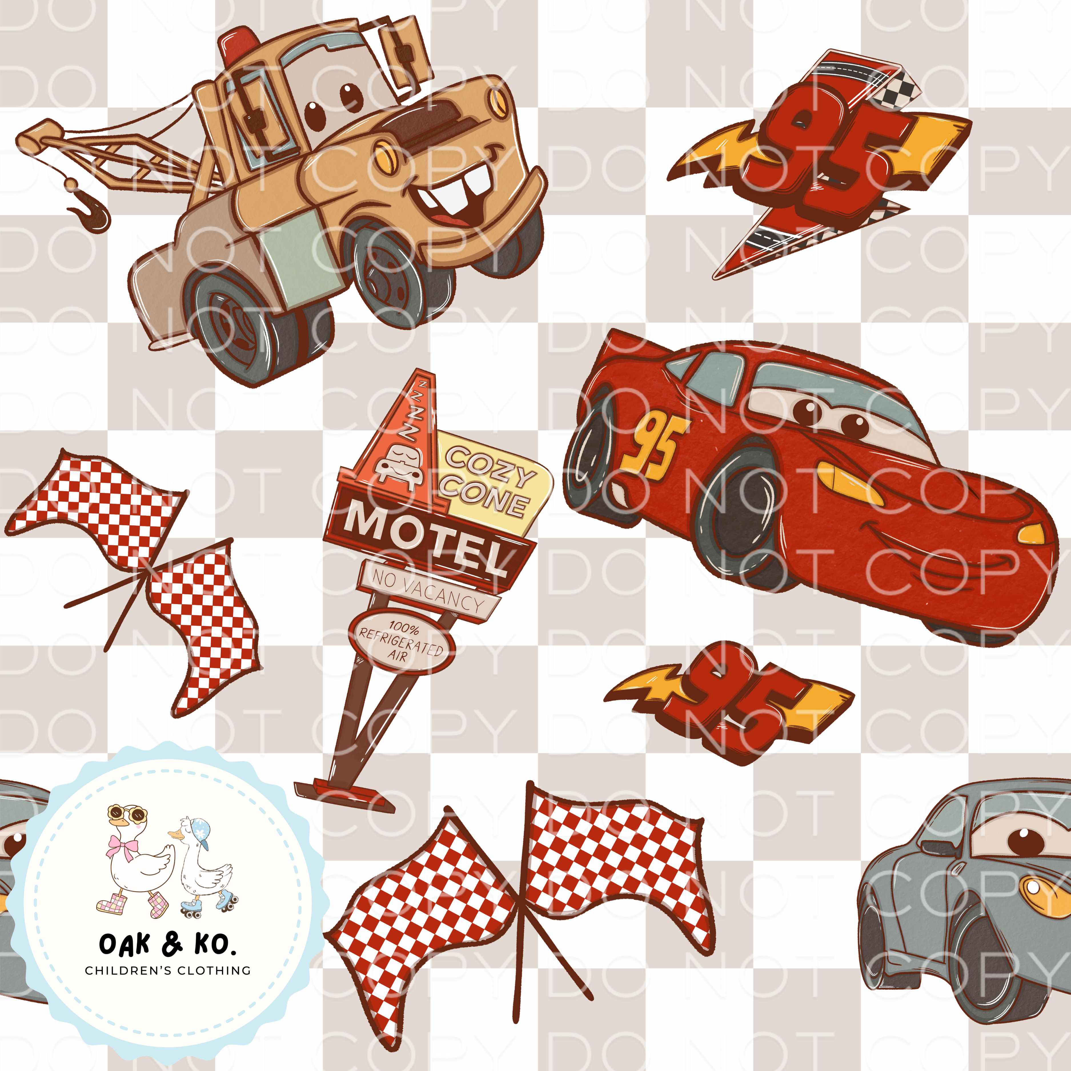 Cars Tan Digital Download
