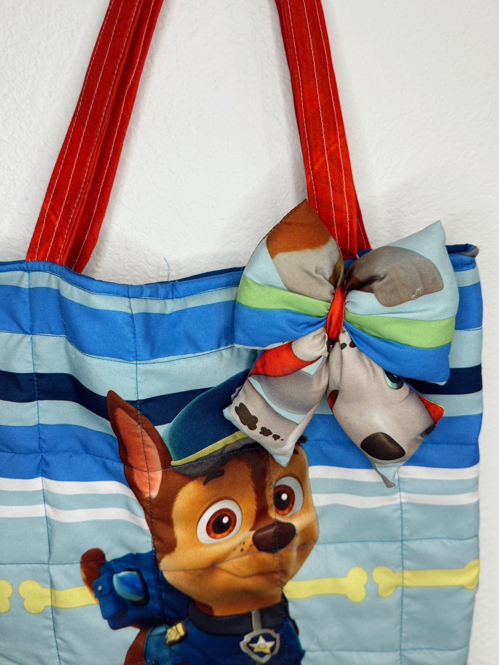 Paw Patrol Tote Bag Removeable Bow