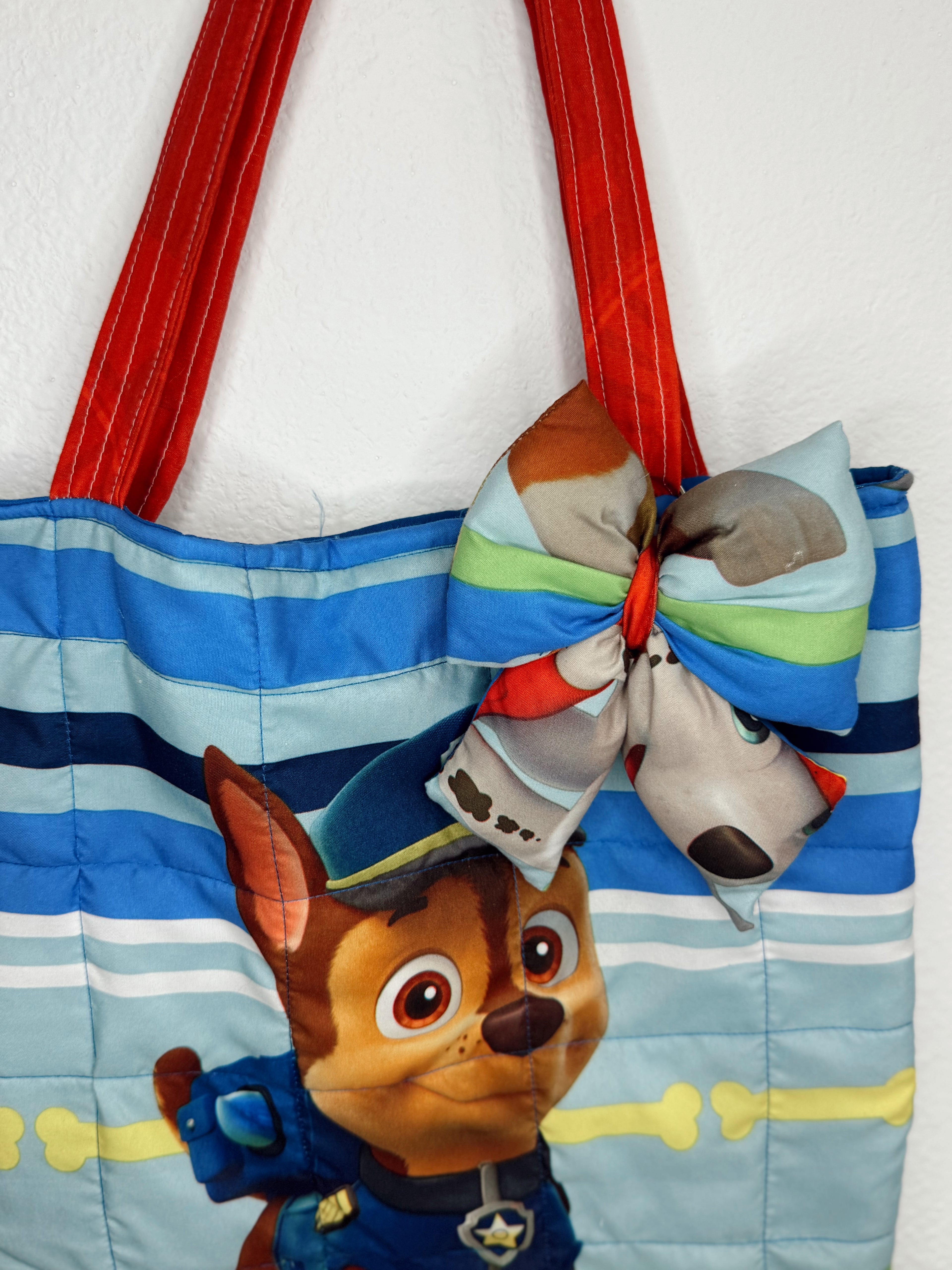 Paw Patrol Tote Bag Removeable Bow