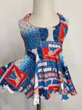 18/24M Skirted Dress With Snaps
