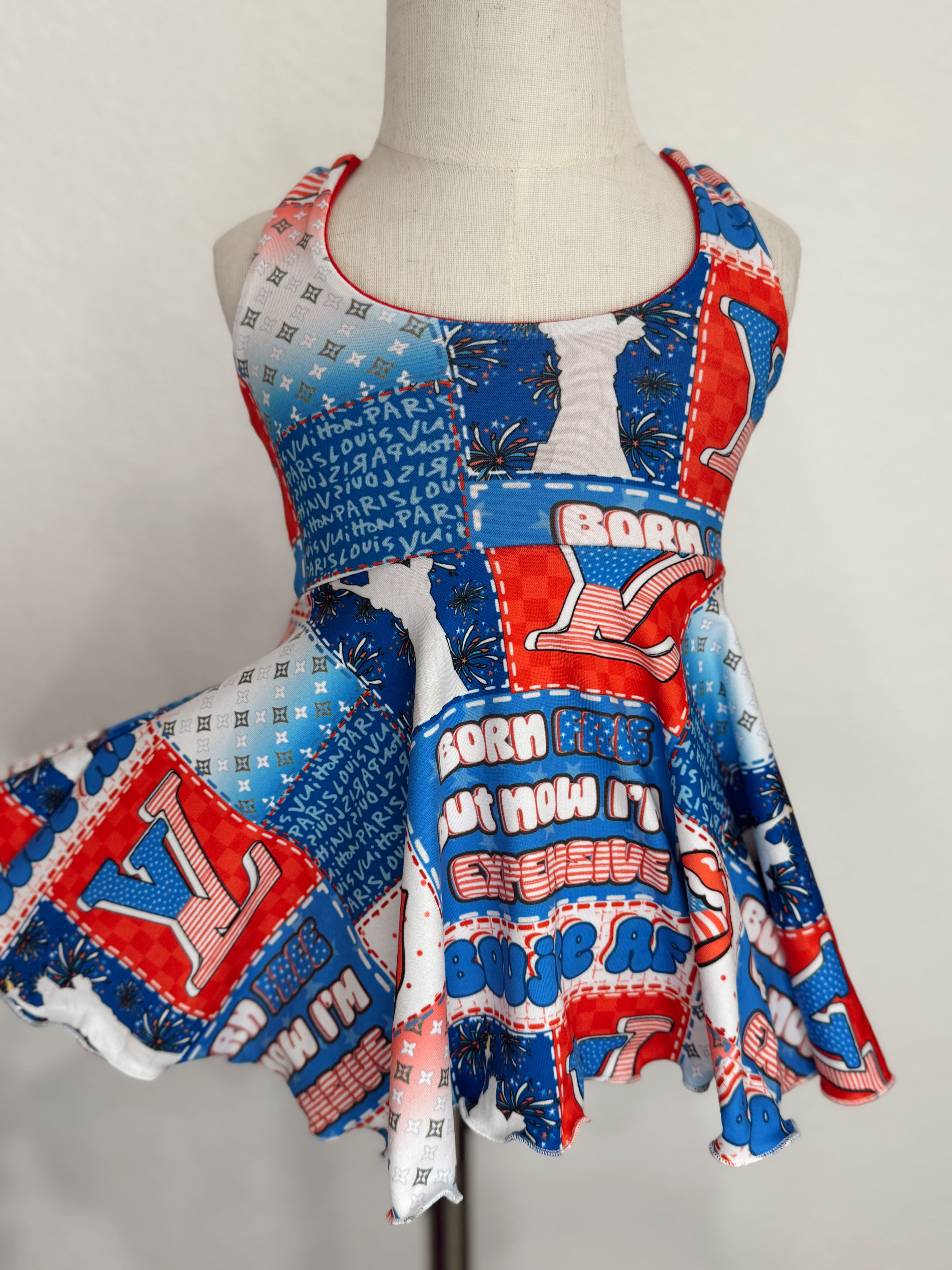 18/24M Skirted Dress With Snaps