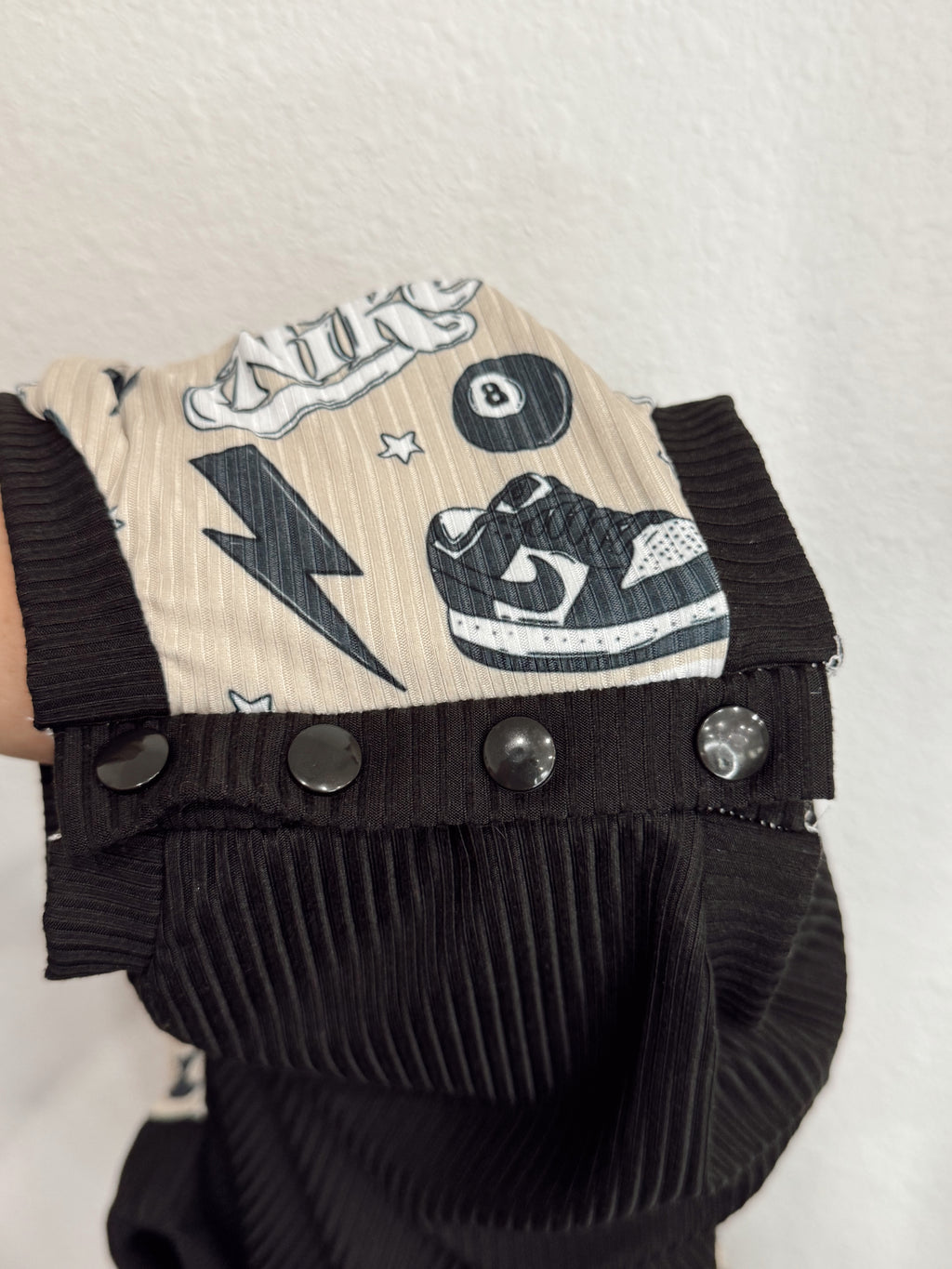 6/12M Bubble Romper With Snaps